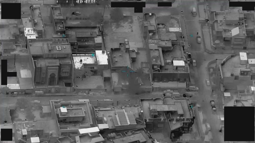 Still frame from the video DOW-UAP-D018, Mission Report, Iraq, December 2022