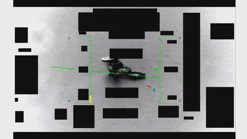Still frame from the video Unresolved UAP Report, Middle East, May 2020