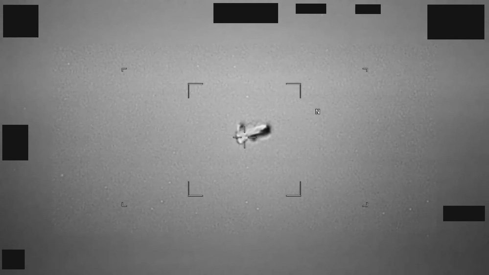 Still frame from the video Unresolved UAP Report East China Sea, 2024
