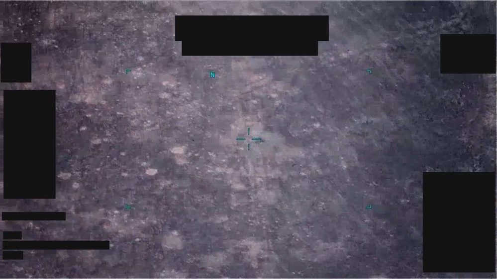 Still frame from the video DOW-UAP-PR063, "Spherical UAP [CALLSIGN] 2021/04/12 vid 2"