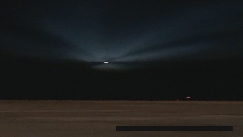 Still frame from the video DOW-UAP-PR072, "ADMINISTRATIVE REVISION: IIR 1777 J0032 22 Kazakhstan - UAP in the vicinity of Karaganda International Airport"