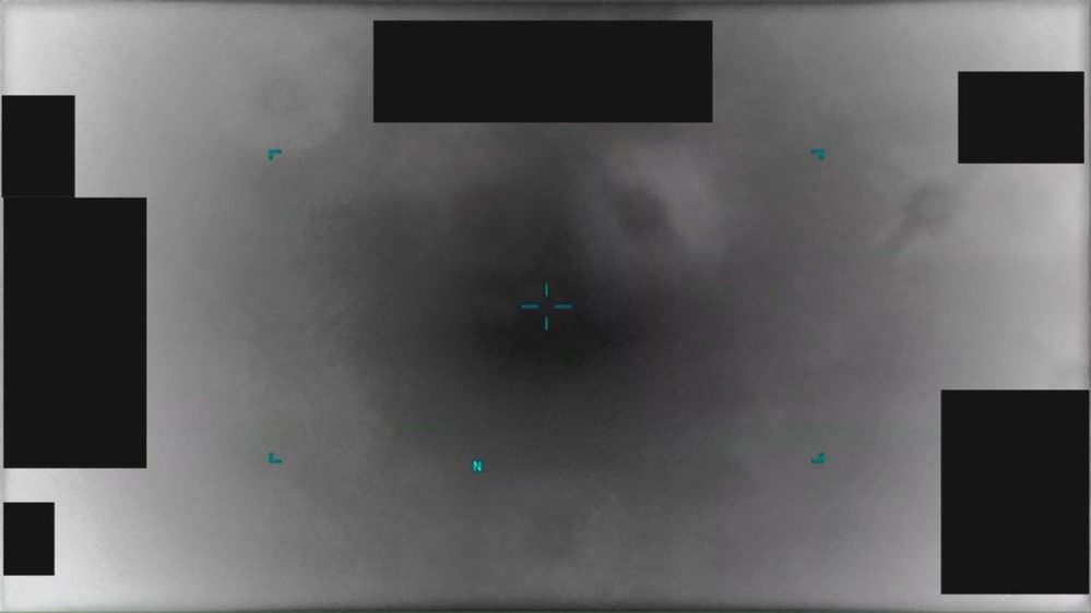 Still frame from the video DOW-UAP-PR087, "05 September 2020 [CALLSIGN] UAP"