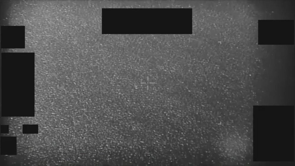 Still frame from the video DOW-UAP-PR092, "08 AUG 2020 [CALLSIGN] [CALLSIGN] UAP observation"