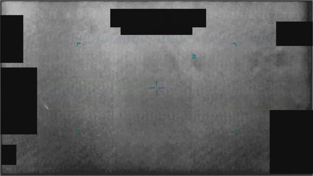 Still frame from the video DOW-UAP-PR095, "May 05 2020 Gulf of Arabia [CALLSIGN] (Platform) Dual UAP"