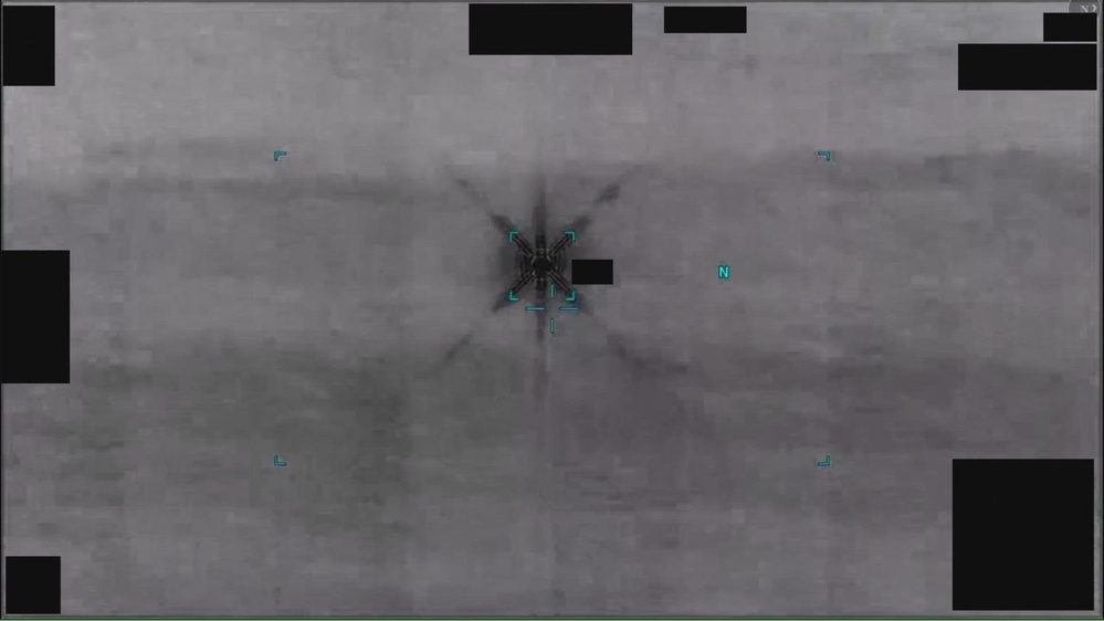 Still frame from the video DOW-UAP-PR104, Unresolved UAP Report, Yellow Sea, 2025