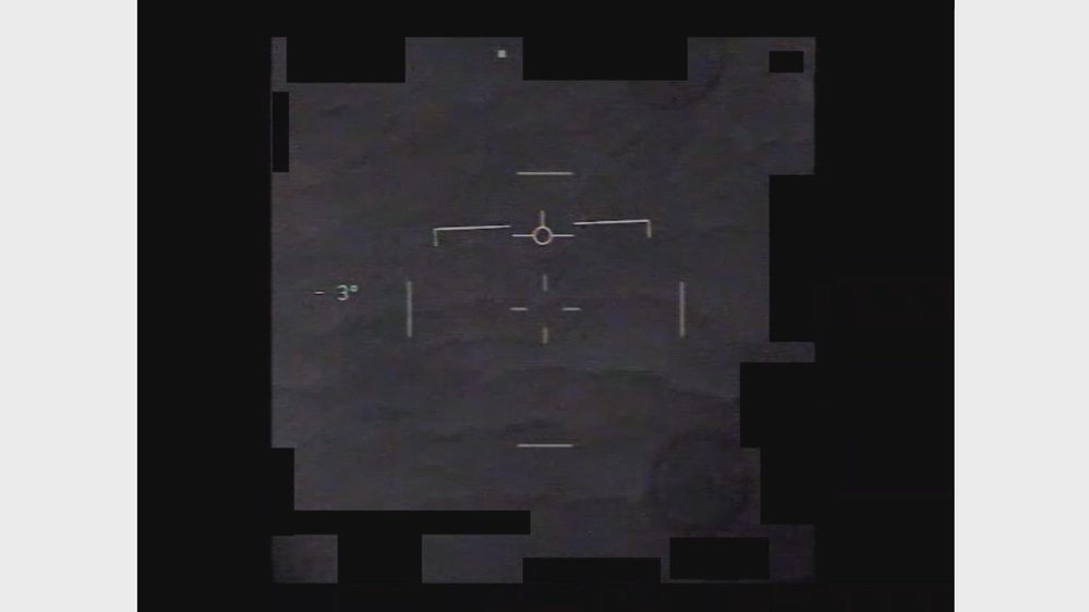 Still frame from the video DOW-UAP-PR107, Unresolved UAP Report, Eastern United States, 2020