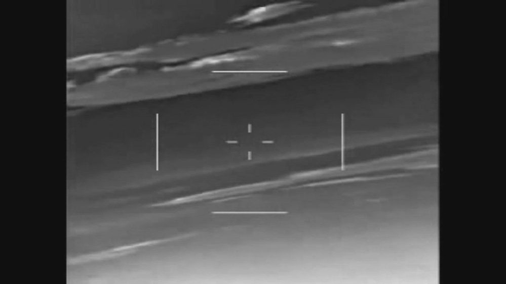 Still frame from the video DOW-UAP-PR109, Unresolved UAP Report, Eastern United States, 2015