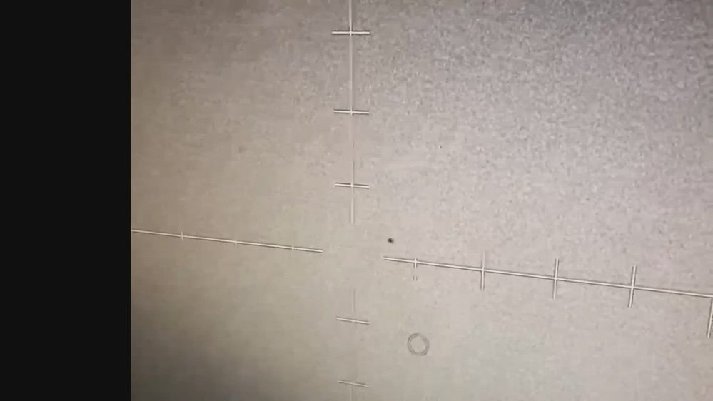 Still frame from the video DOW-UAP-PR121, Unresolved UAP Report, Gulf of Oman, 2021