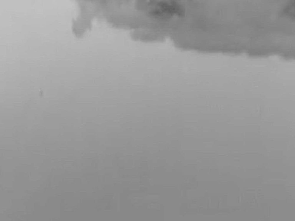 Still frame from the video FBI-UAP-PR007, “Slow-moving Objects,” 2026